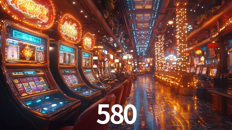 Sinta a adrenalina dos jogos de cassino com 580